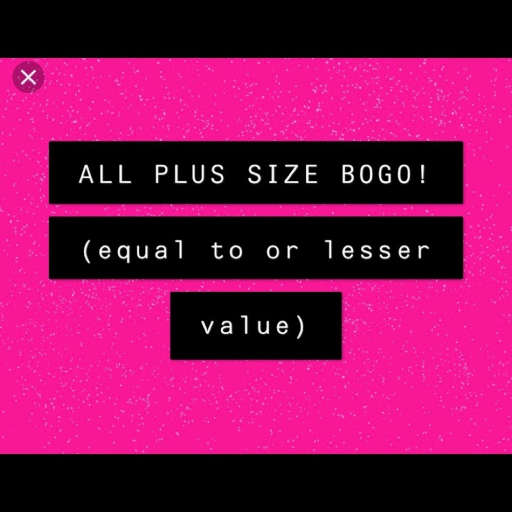 🎈ALL PLUS SIZE ITEMS BOGO🎈